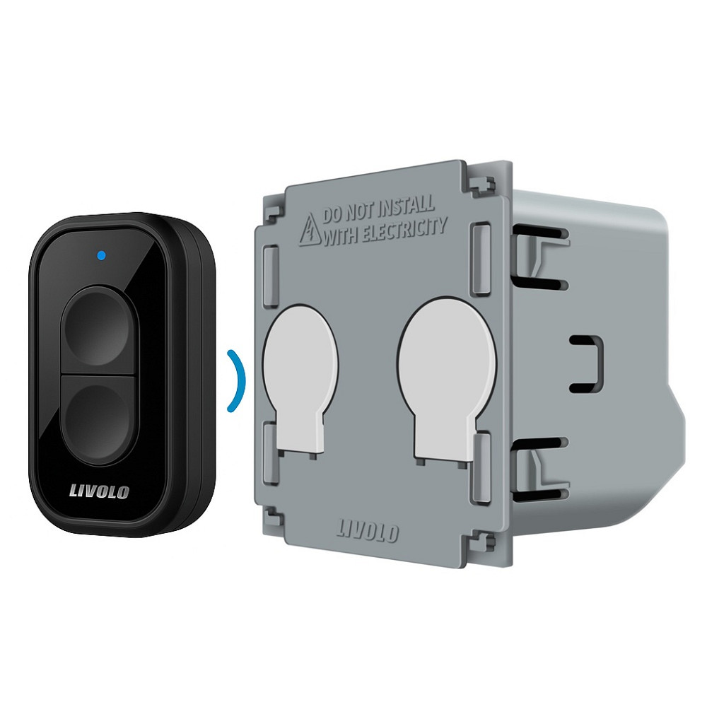 LIVOLO Радіокероване реле LIVOLO з пультом і таймером для ролет, штор, воріт, 5А 230В, з нейтра Коломия - фото 1