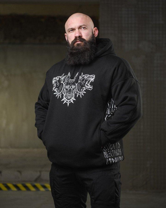 Теплая худи ghetto doberman НП4856 Одесса - изображение 2