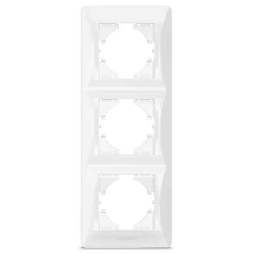 BINERA білий Рамка вертикальна 3-а Videx Житомир