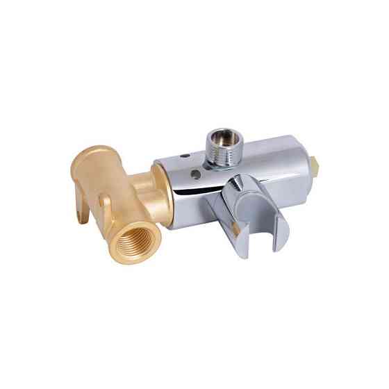 Гигиенический набор со смесителем скрытого монтажа Qtap Slavonice округлый QTSLA262CRM45915 Chrome Киев