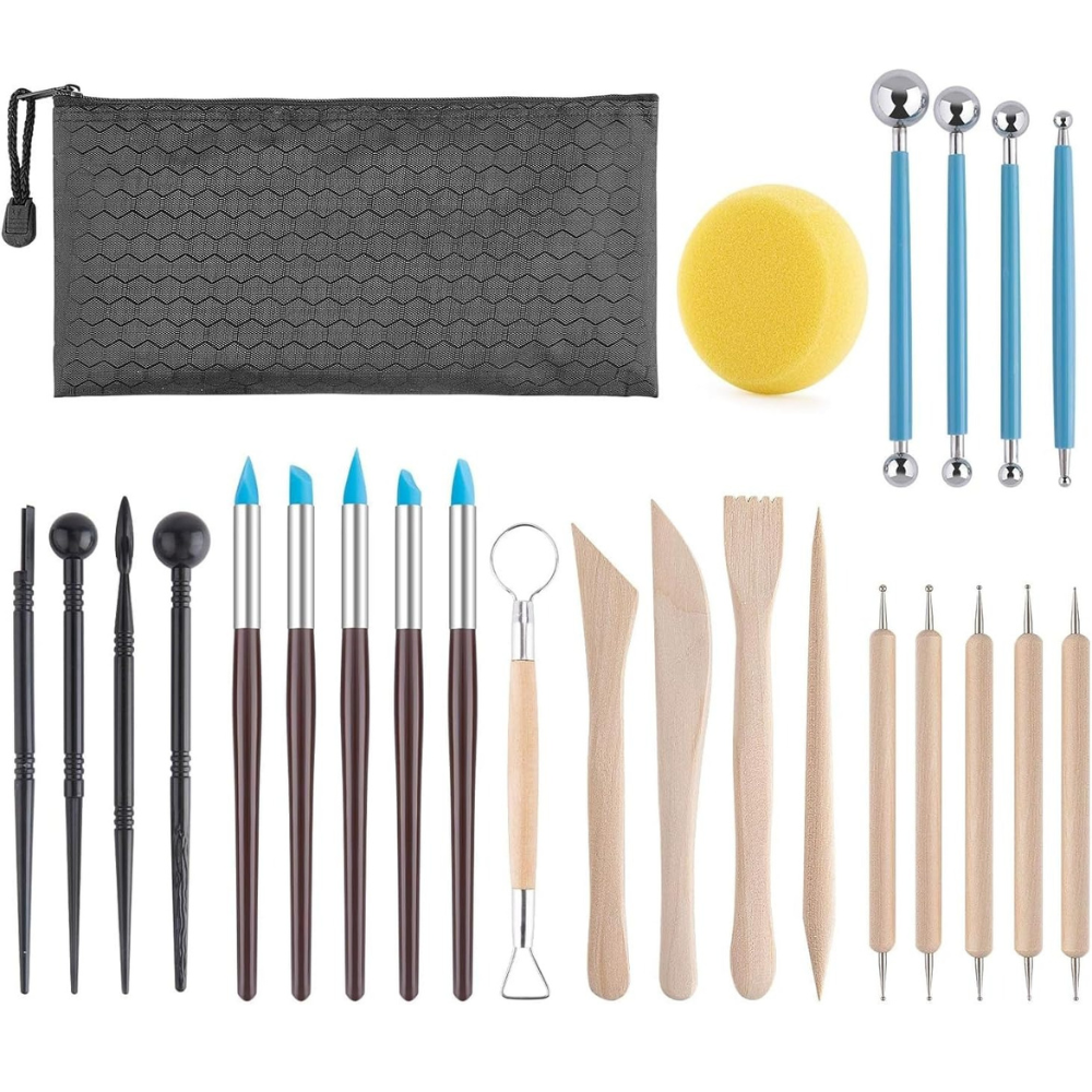 Набір інструментів для ліплення з глини, пластеліну для творчості та гончарства формування, моделювання Кам'янець-Подільський - фото 9