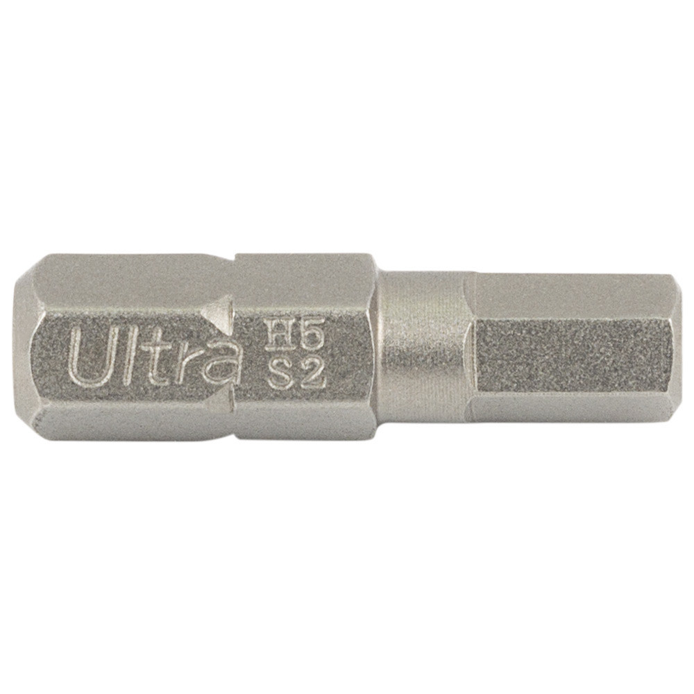 Біти HEX 5×25мм 1⁄4" 10 шт S2 (блістер) ULTRA (4015002) Київ - фото 3