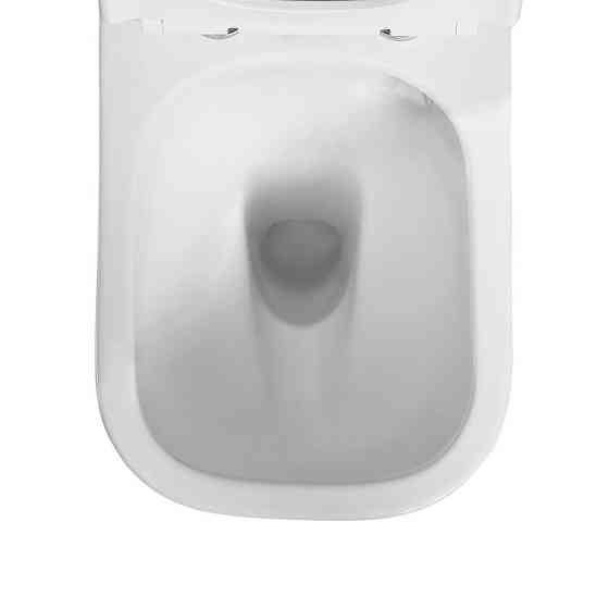 Чаша унітазу-компакту Mixxus Quadro-0404-T1 Bowl 660х360х820 Tornado 1.0 без сидіння (MI8342) ( 15224 ) Харків