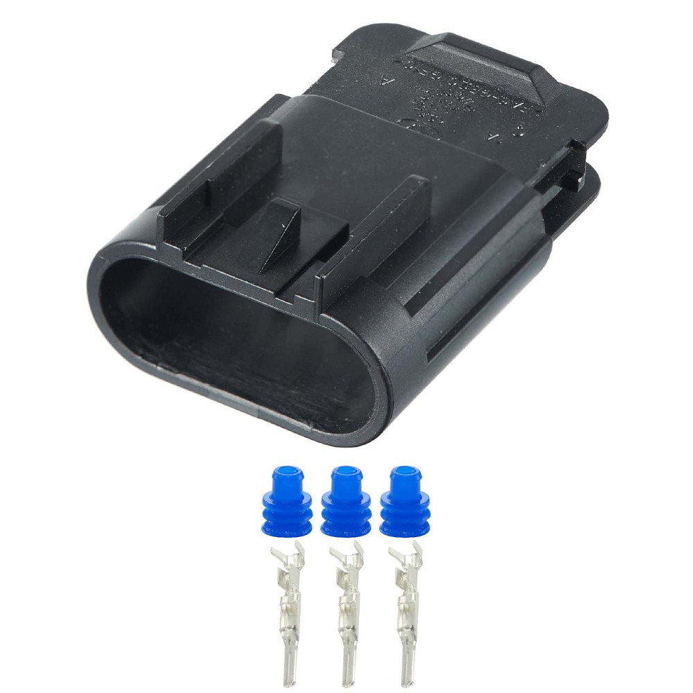 Роз'єм конектор 3-кон., 15326623, 15326626, 13521457, APTIV (Delphi) Америка, Корея, Buick, Cadillac, Chevrolet, Daewoo, Ford Київ - фото 1