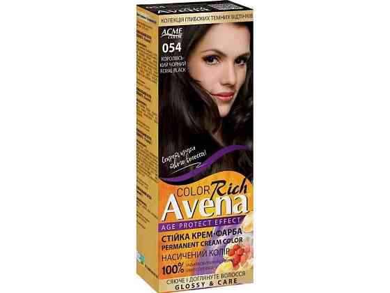 Крем-фарба Rich Color 054 Королівський Чорний ТМ AVENA Київ