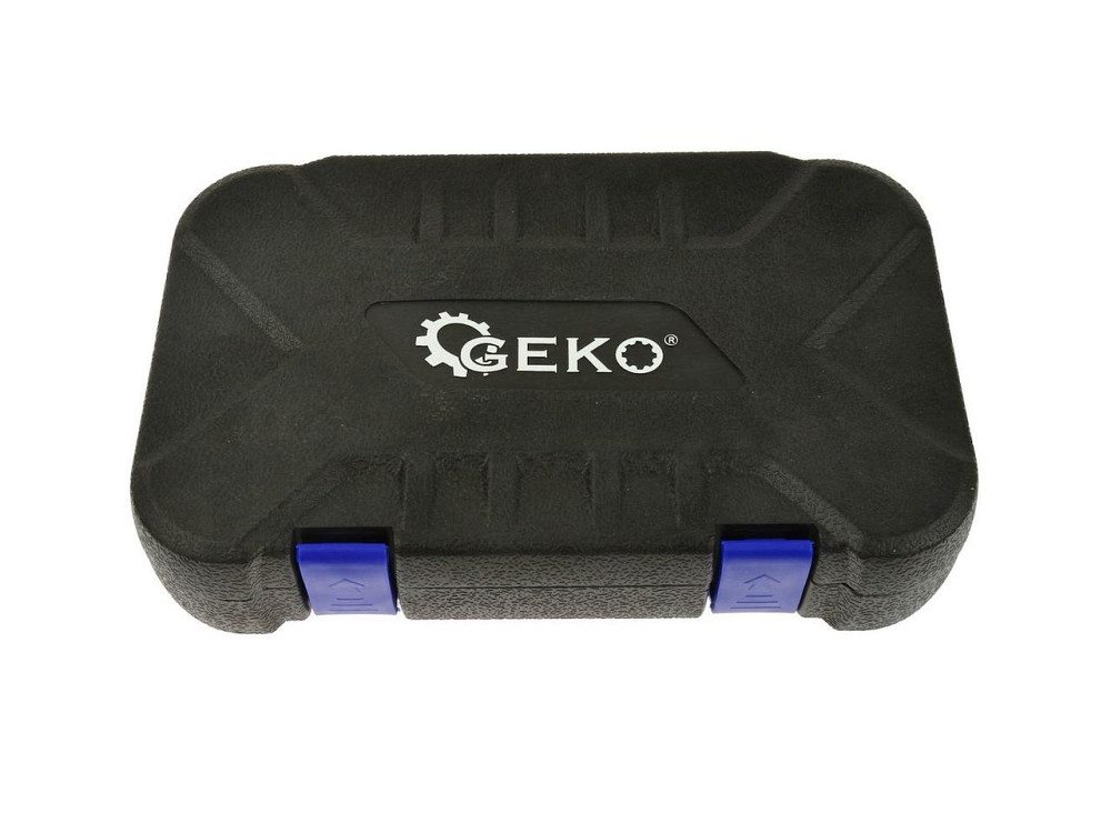 Набір головок торцевих "GeKo" (к-т  56 шт.) 1/4", 8-32 мм з трищіткою Київ - фото 4