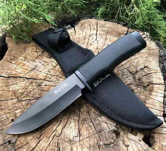 Ніж мисливський Buck Чорний/ 22 см / 11 см Дніпро