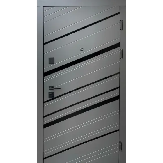 Входные двери Форт-М Трио Мальта кварцыт/белый мат Киев