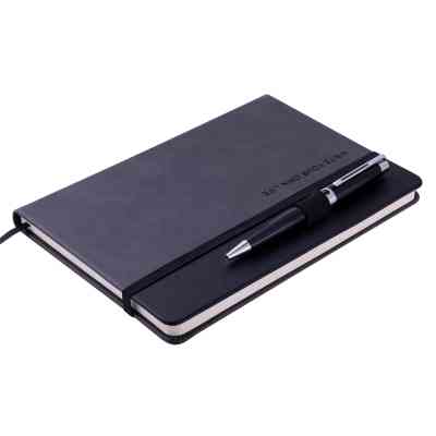 Книга записна Buromax RECORD А5 96 аркушів крапка, сірий (BM.295310-09) Вінниця