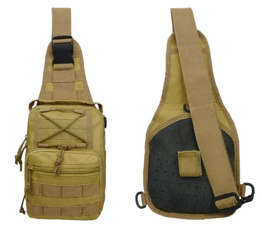 Тактическая армейская сумка через плечо Хаки Винница - изображение 6