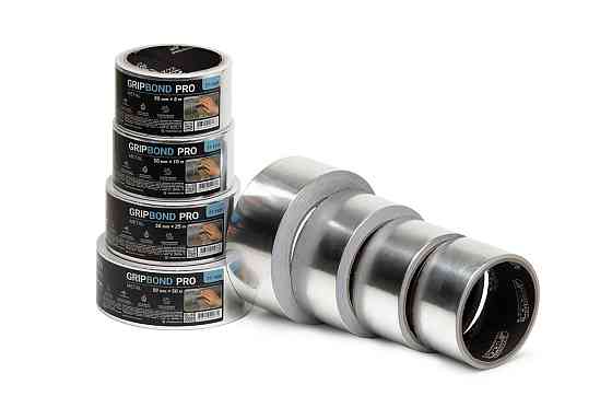 Стрічка алюмінієва MASTERTOOL GripBond Pro Metal t 150°C 50 мм×5 м 77-1505 Коломыя