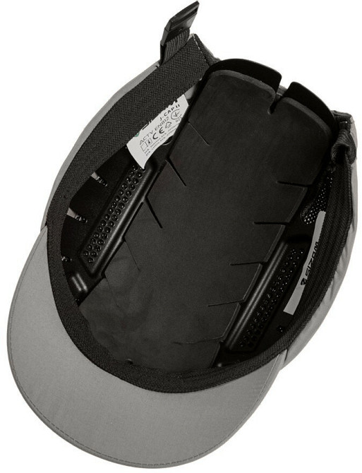 Каскетка защитная с вентиляцией Sizam J-Cap II серая Ровно - изображение 2