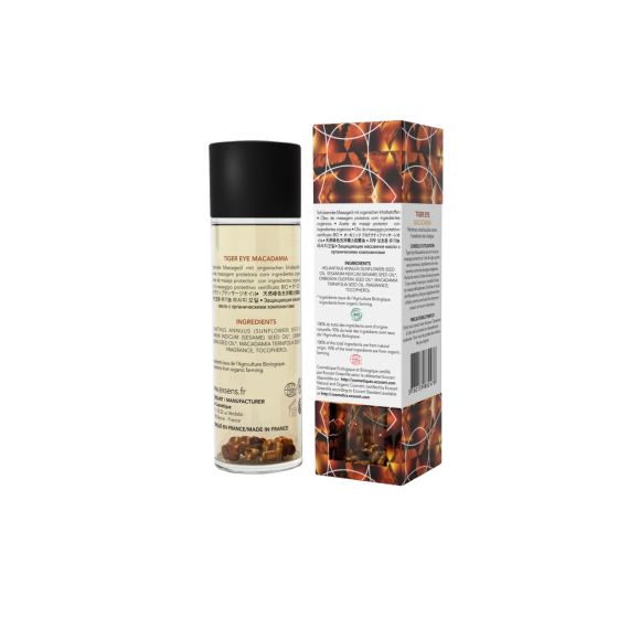 Массажное масло EXSENS Tiger Eye Macadamia (защита с тигровым глазом) 100мл, натуральное Sex Aura Киев