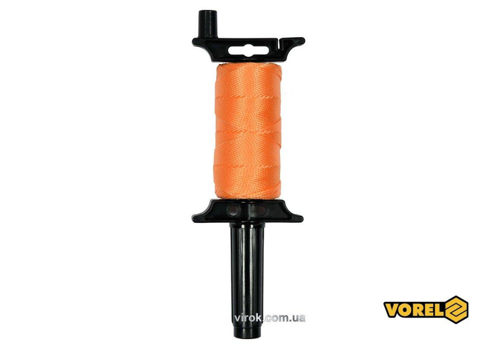 Шнур трасовочний поліпропіленовий на котушці VOREL : Ø= 1.2 мм, l= 70 м [12/48] Одеса - фото 1