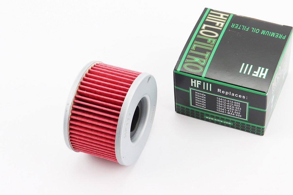 Фільтр-елемент масляний HF111 (69x45мм) Honda CB, CBR, CBX, CM, CMX, CX, GL, MUV, PIONEER, TRX, VT, VTR 250-700 Киев - изображение 1