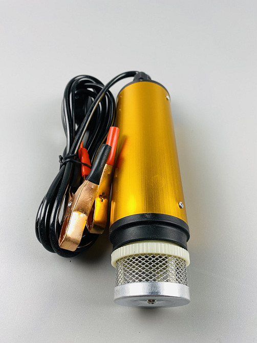 Насос топливоперекачивающий погружной электрический 12В 60Вт 30-50 л/мин + кабель + выключатель + 2 зажима Мукачево - изображение 2