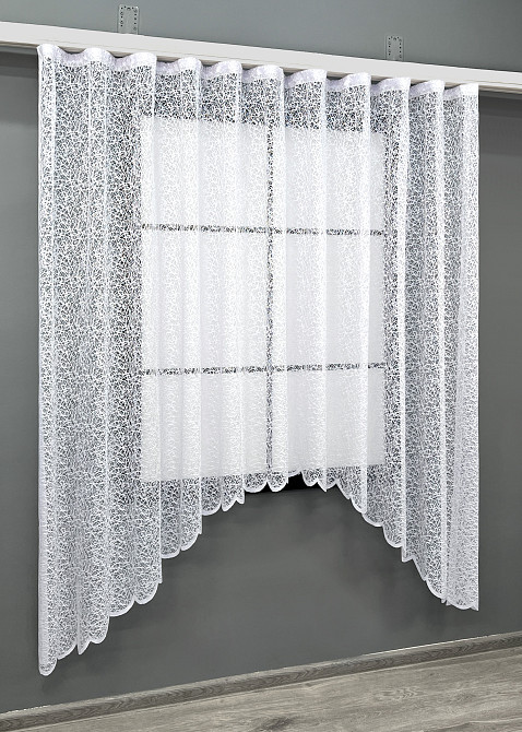 Кухонная арка VR-Textil № 000к жаккард белый 310х185 см (51-260) Киев - изображение 2