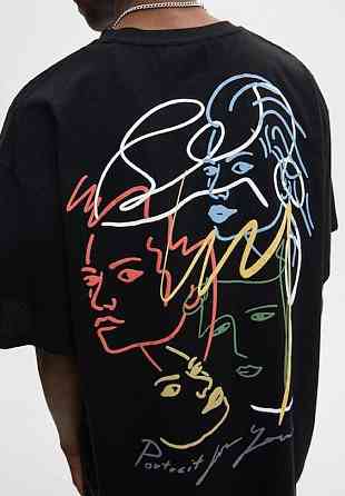 Футболка чоловіча с принтом  48 Чорний 2664093681 Дніпро