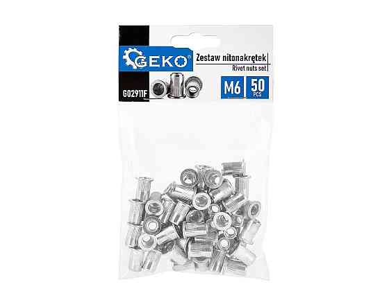 Заклепки різьбові "GeKo" М6 алюмінієві, пачка 50шт. Киев