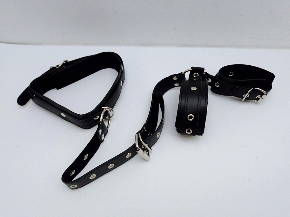 Нашийник+наручники БДСМ 24896 Луцьк - фото 1