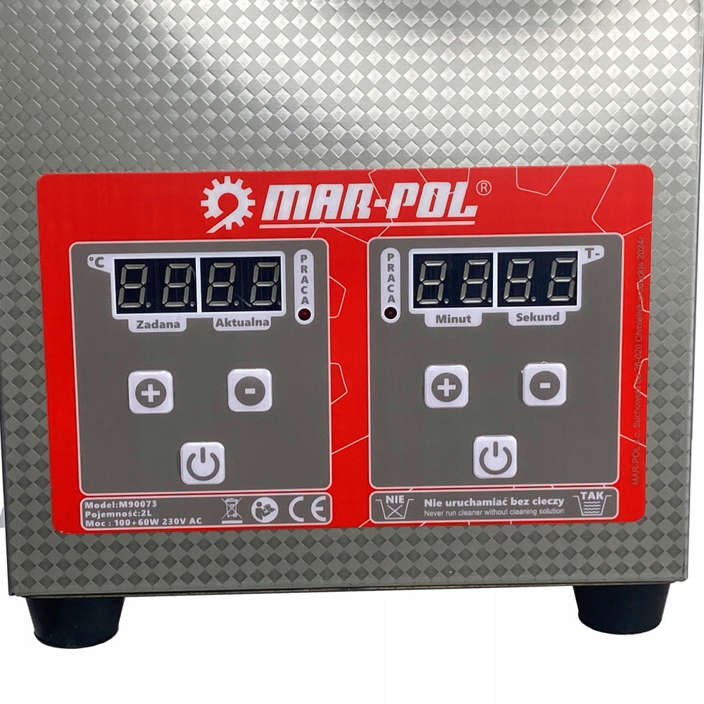 Ультразвуковой очиститель мойка для дезинфекции 2 литра 100 Вт Mar-Pol (M90073) Нововолынск - изображение 5