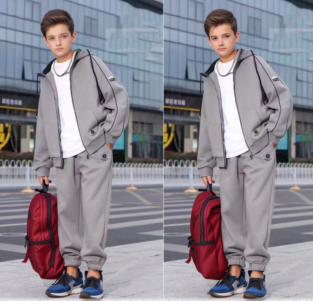 Спортивный костюм для мальчика подростка на молнии в сером цвете на 9,10,11,12 лет Николаев - изображение 1