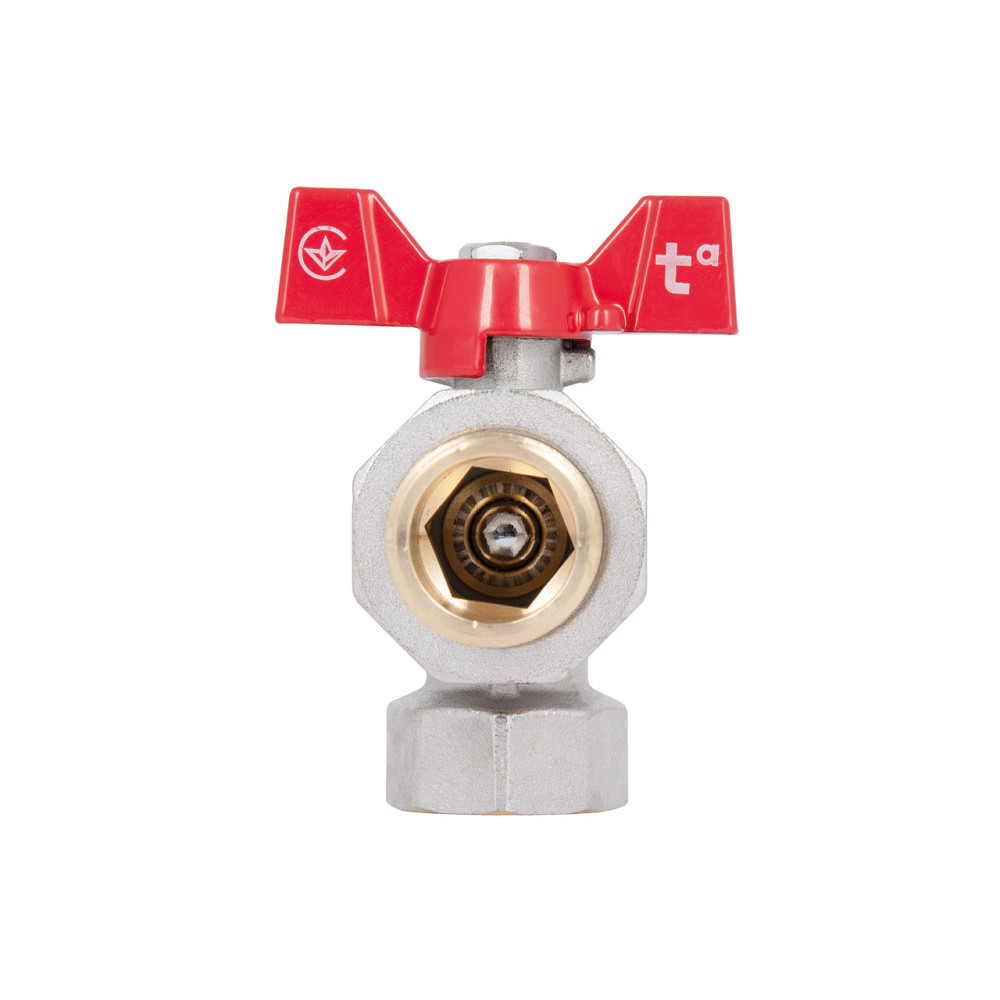 Кран кульовий "Американка" Thermo Alliance Standart 3/4" ВН кутовий SD222NW20PN40 Київ - фото 6
