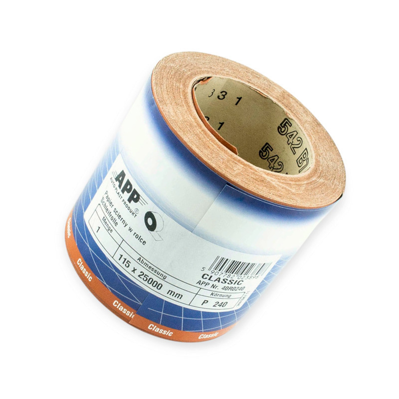 Наждачная бумага APP 240 (115мм*25) рулон Мукачево - изображение 1