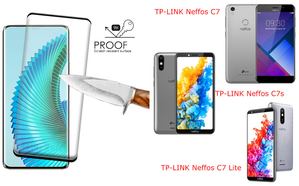 Защитное стекло HyperGlass Pro для TP-LINK Neffos C7, Neffos C7s, Neffos C7 Lite – максимальная Киев - изображение 1