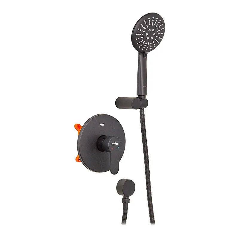 Чорний змішувач для душу Haiba Amanda 003 (Inner) HB3956 Харків - фото 1