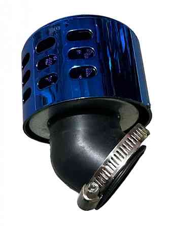 Фільтр повітряний (нульовик) Ø35 mm, 45*, (синій) Мукачево