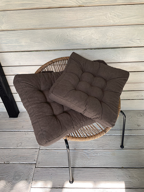 Подушка для стільців (50x50х8 см) Decorator Соро колір коричневий 84-050 Київ - фото 5