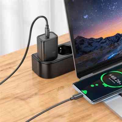 Зарядное устройство HOCO N62 USB-C PD30W black (6942007644297) Винница