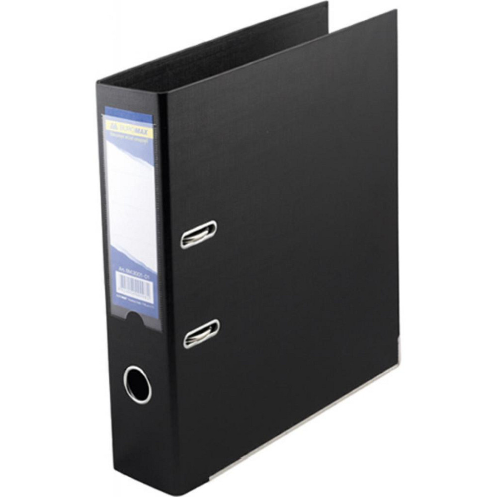 Папка - реєстратор Buromax А4 double sided, 70мм, PP, black, built-up (BM.3001-01c) Вінниця - фото 1