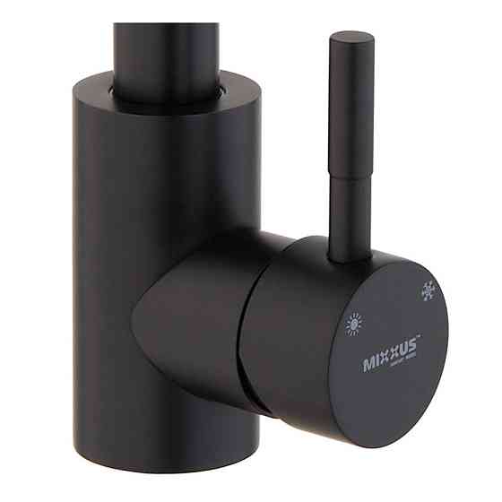 Кухонний змішувач з чорним силіконовим виливом Mixxus SEO-011 (MI6017) Харків