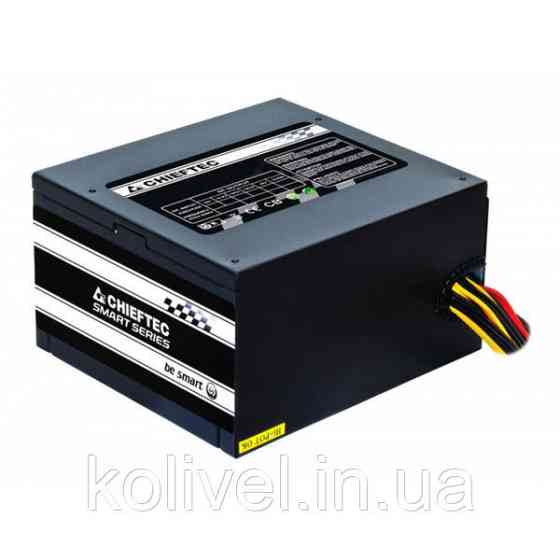 БЖ 500W Chieftec SMART GPS-500A8, 120 mm, >85%, Retail Box (GPS-500A8) Киев