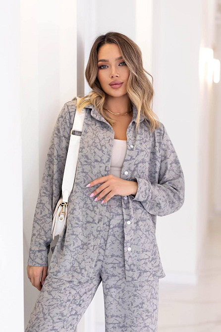 Жіночий легкий прогулянковий костюм: сорочка і штани американський креп Одеса - фото 4