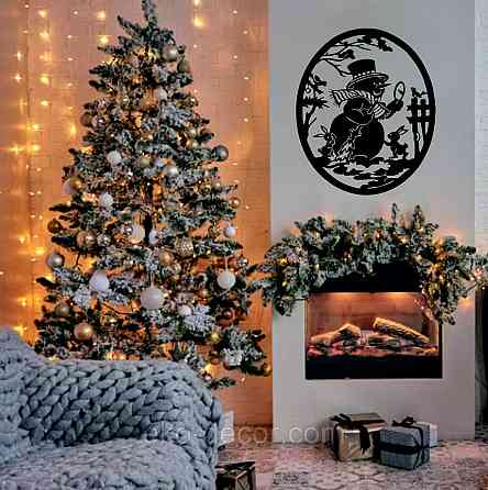 Декоративне настінне Панно «Сніговик», Декор на стену Київ