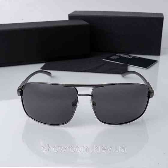 Окуляри з поляризацією стильні чоловічі Polarized (133) чорні Київ