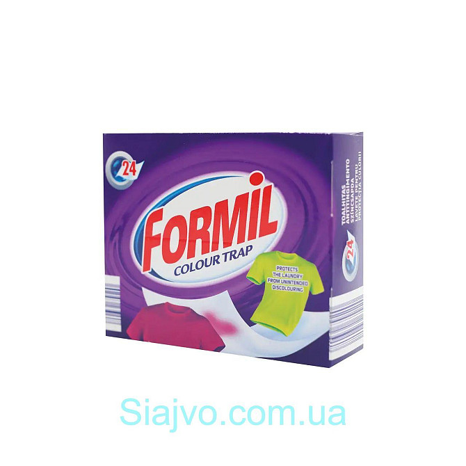 Салфетки-ловушка цвета для стирки Formil 24 шт Львов - изображение 2
