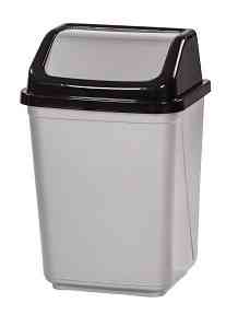 Контейнер для сміття Violet House 0099 Metalice Black 20 л (6895631) Київ