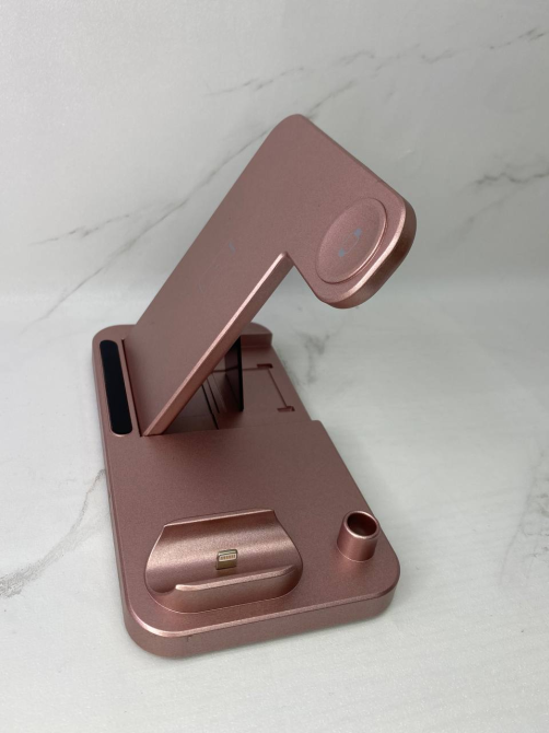 Беспроводная зарядная станция KEPHE PowerFold 4-в-1, 100 Вт для iPhone, Apple Watch, AirPods — Б/У Киев - изображение 7