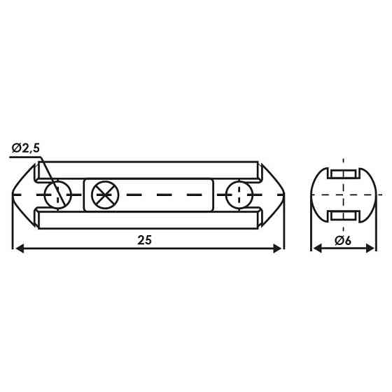 Набір запобіжників 7шт круглі (2-25А) "Fuse AGC Set M" Alca, 687000 Київ