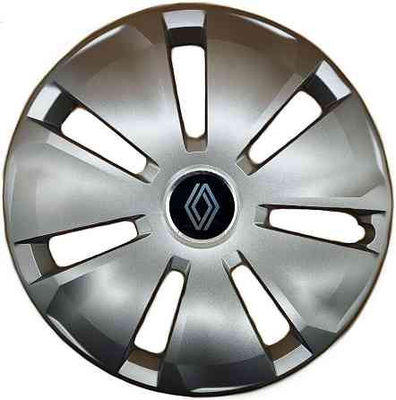 Автомобільні модельні ковпаки R16 Renault NEW 433 4шт, SJS, сріблясті Київ