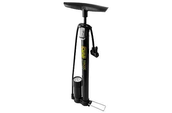 Насос ручний з манометром 38*500мм чорний Харків