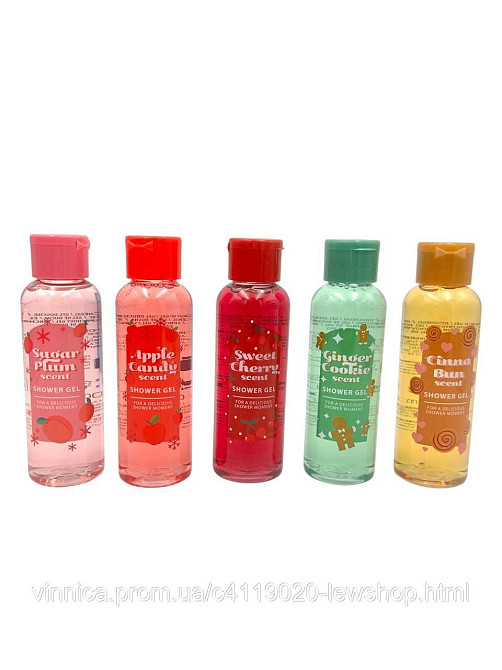 Подарунковий різдвяний набір гелів для душу Winter Glow з зимовими ароматами 5х100 мл Чернівці - фото 2
