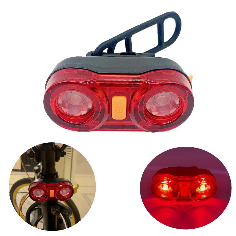 Задний фонарь для велосипеда на батарейках DMFL-535-2LED STOP, Фонарь для ночной езды IY-66 Киев - изображение 4