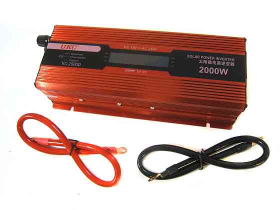 Перетворювач авто інвертор UKC 12V-220V 2000W LCD KC-2000D Винница