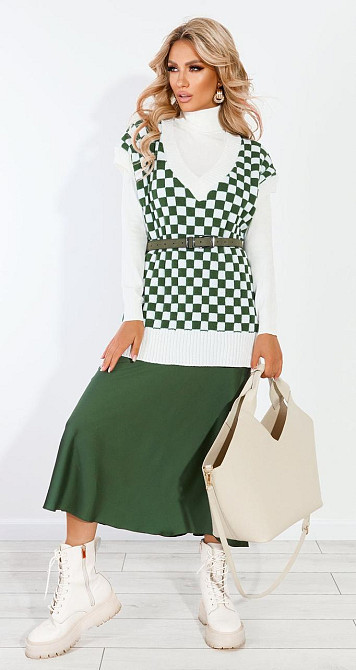 В'язана жилетка (48-52) Київ - фото 2