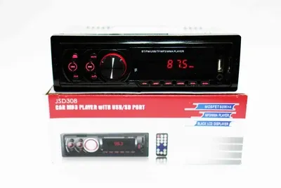 Автомагнитола JSD-308 1DIN с Bluetooth, FM-тюнером, USB/SD, AUX, пультом ДУ и мощностью 60Вт Киев